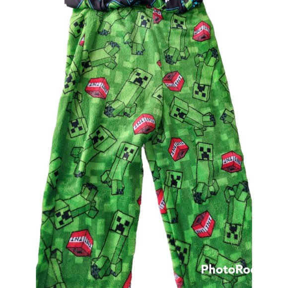 3-$30 Minecraft Licensed Extra Soft Polyester Pajama Set - Picture 7 of 9